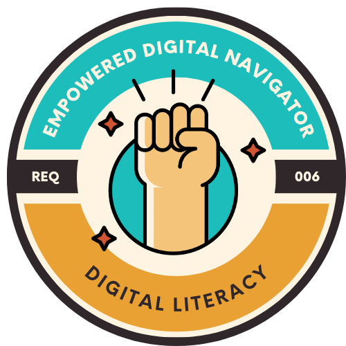 Course Badge: Empowered Digital Navigator